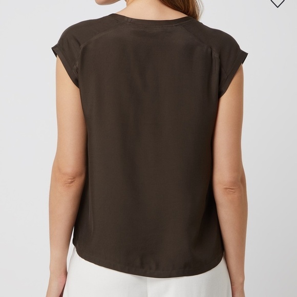 Opus Viscose T-shirt model 'Finya' in Dark Grey - Picture 3 of 12